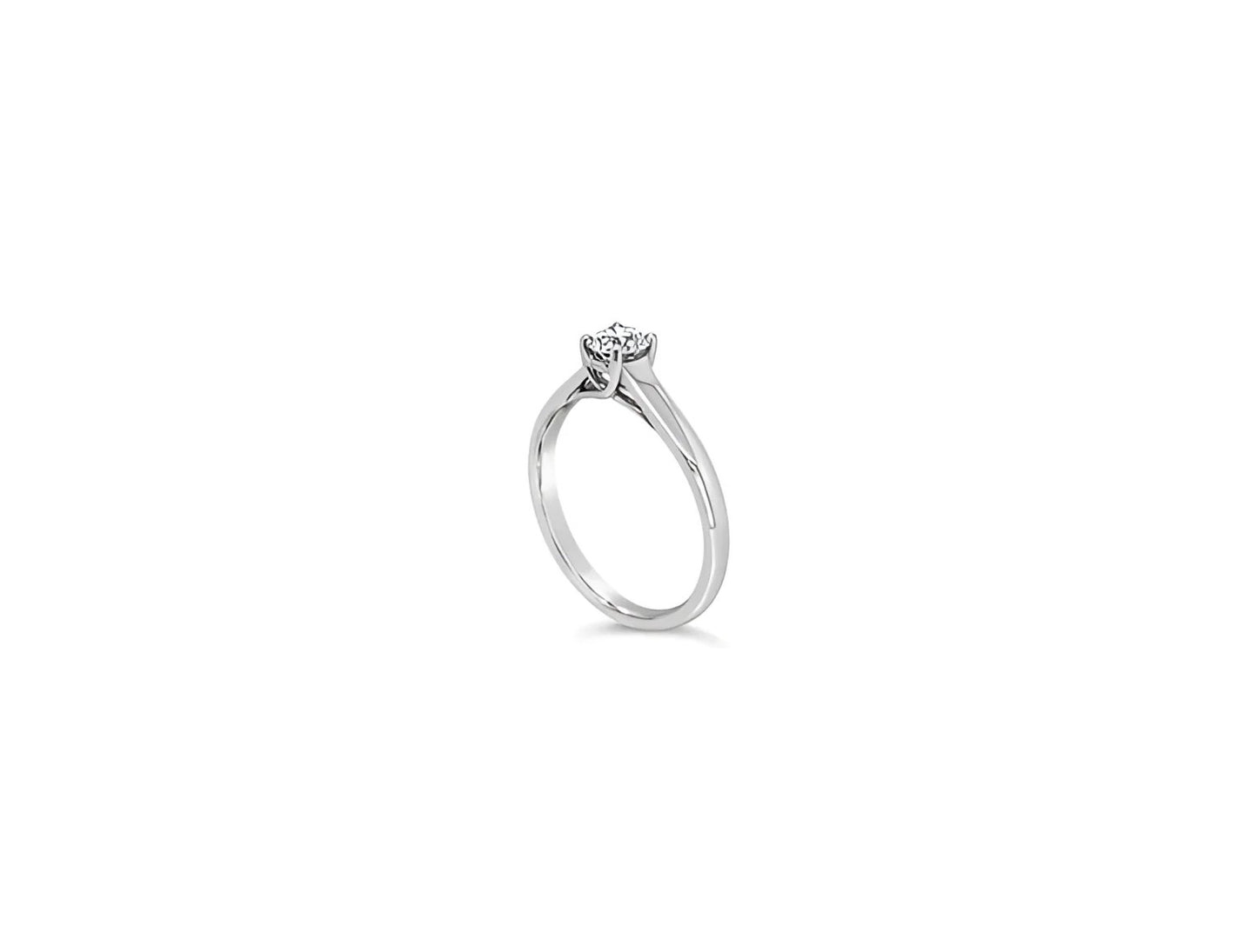 (REF 1135) 0.44ct Solitaire Ring (Platinum)