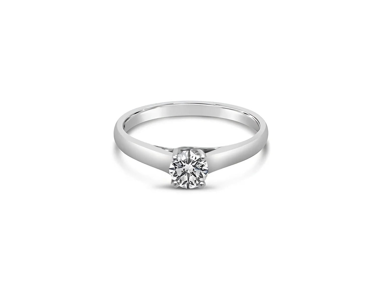 (REF 1135) 0.44ct Solitaire Ring (Platinum)