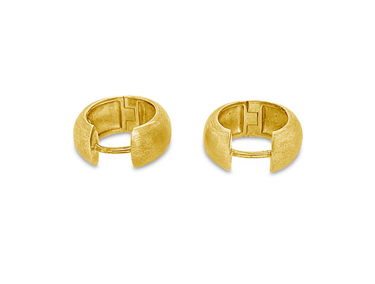 (REF 1138) 0.20ct DIAMOND HOOP EARRINGS (14CT YELLOW GOLD)