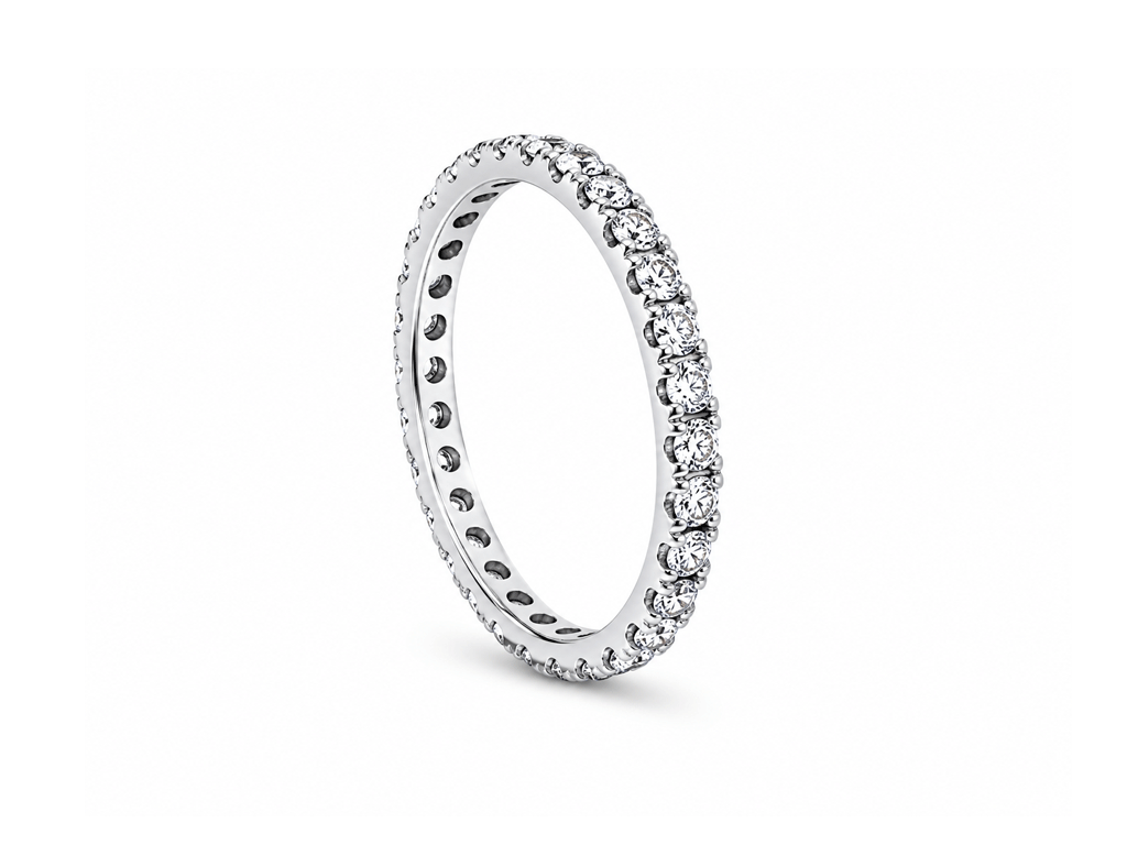 0.83ct Diamond Eternity Ring – 18ct White Gold