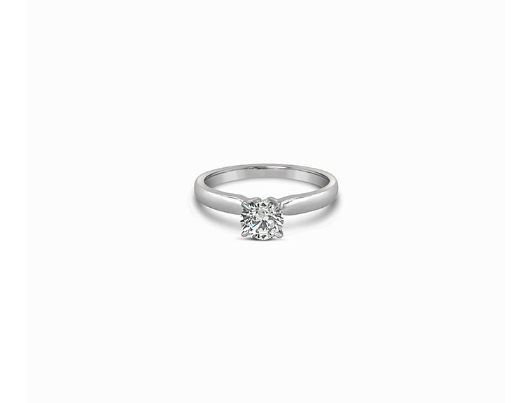 (REF 1364) 0.75ct DIAMOND SOLITAIRE RING (PLATINUM)