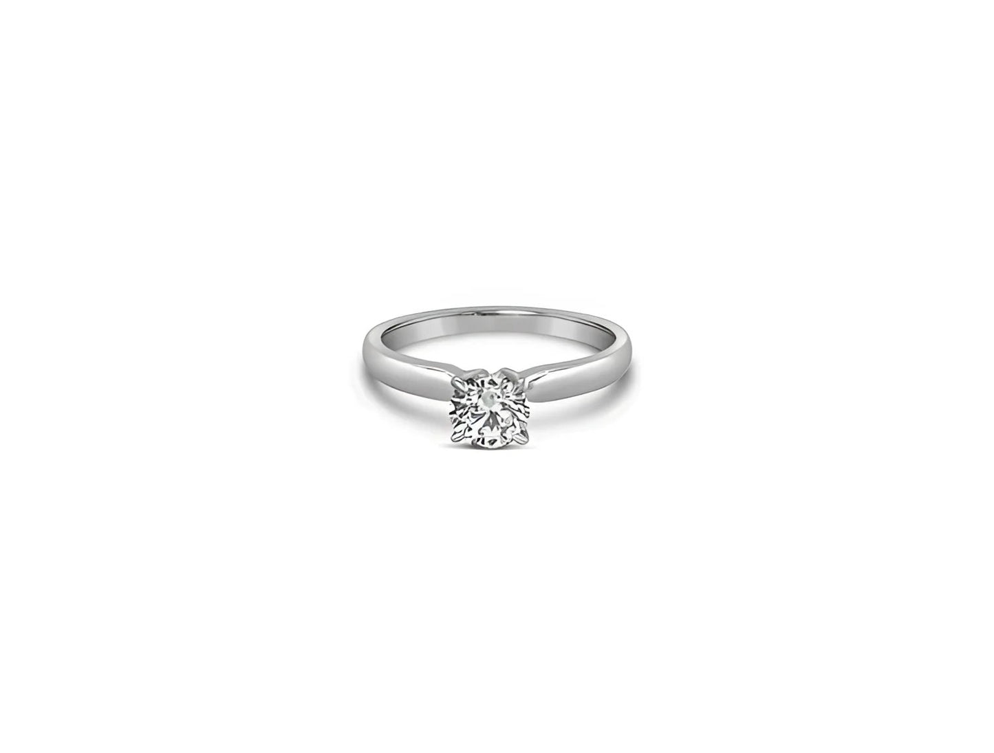 (REF 1364) 0.75ct DIAMOND SOLITAIRE RING (PLATINUM)