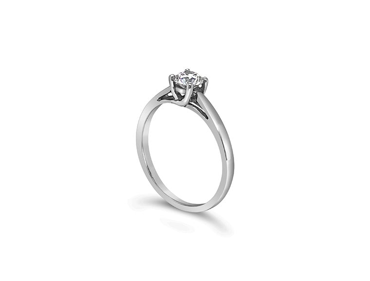 (REF 1426) 0.48ct Diamond Solitaire Ring (18ct White Gold)