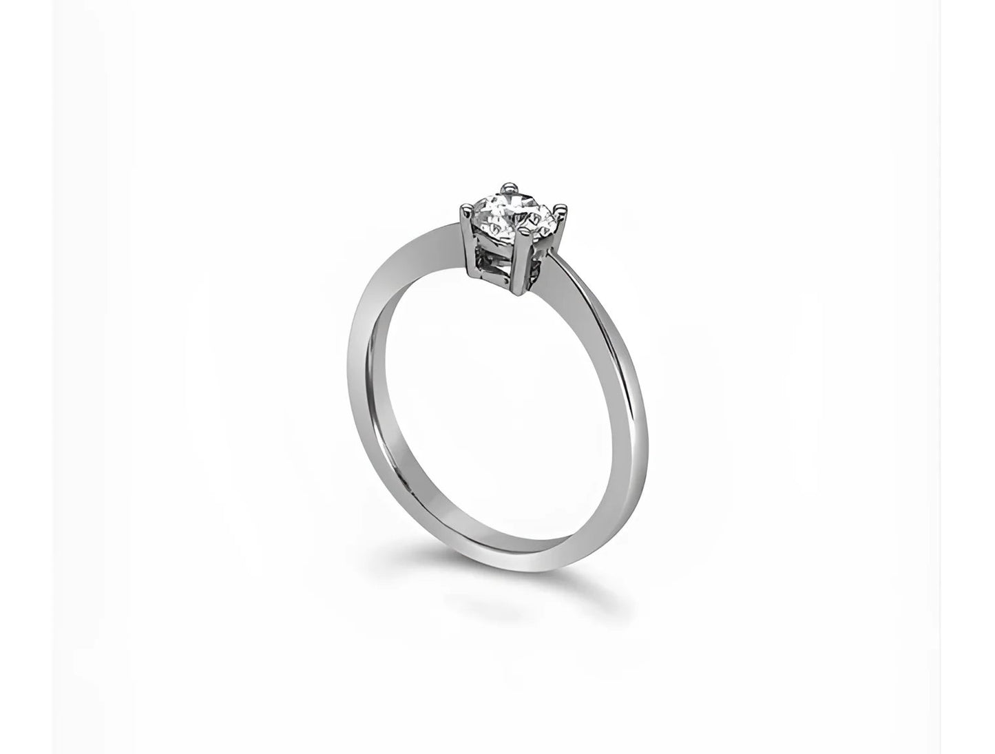 (REF 1427) 0.47ct Diamond Solitaire Ring (18ct White Gold)