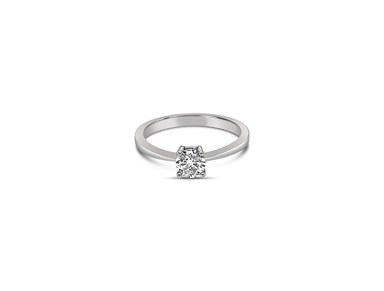 (REF 1427) 0.47ct Diamond Solitaire Ring (18ct White Gold)
