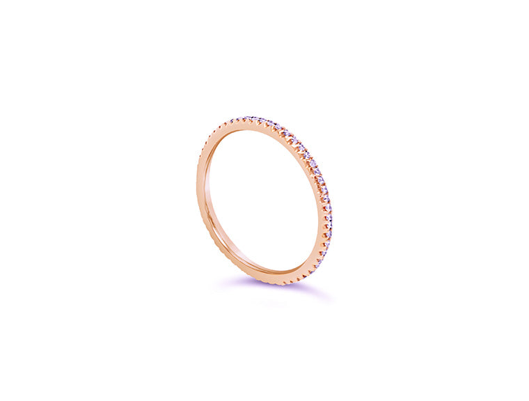 (REF 1431) 0.26ct Diamond Eternity Ring (18ct Rose Gold)