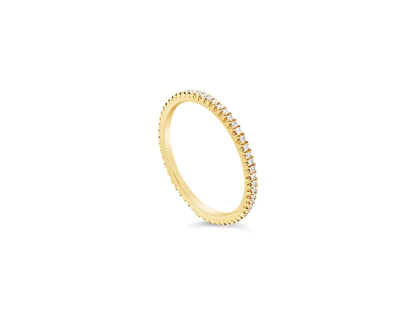 (REF 1432) 0.26ct Diamond Eternity Ring (18ct Yellow Gold)