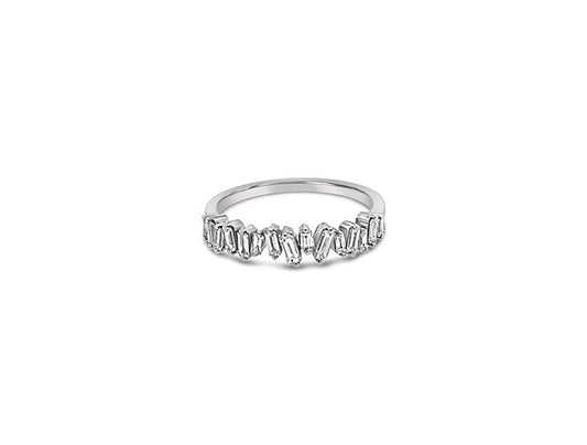 (REF 1444) 0.41ct Diamond Eternity Ring (18ct White Gold)