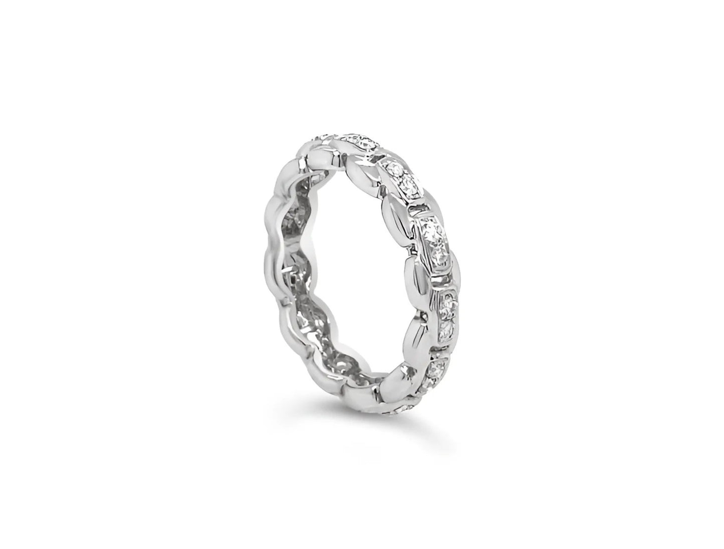 (REF 1447) 0.52ct Diamond Eternity Ring (18ct White Gold)