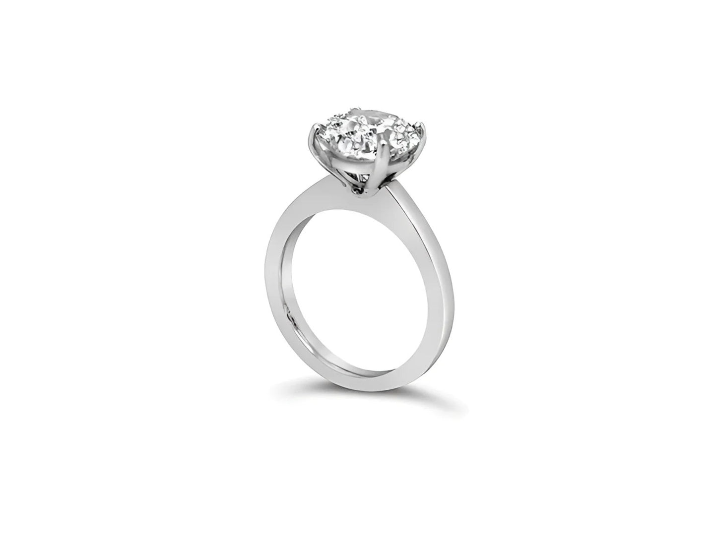 (REF 1483) 3.01cts Solitaire Diamond Ring (Platinum) IGI Certificated