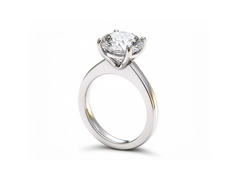 3.01ct Solitaire Diamond Ring – Platinum | IGI Certificated