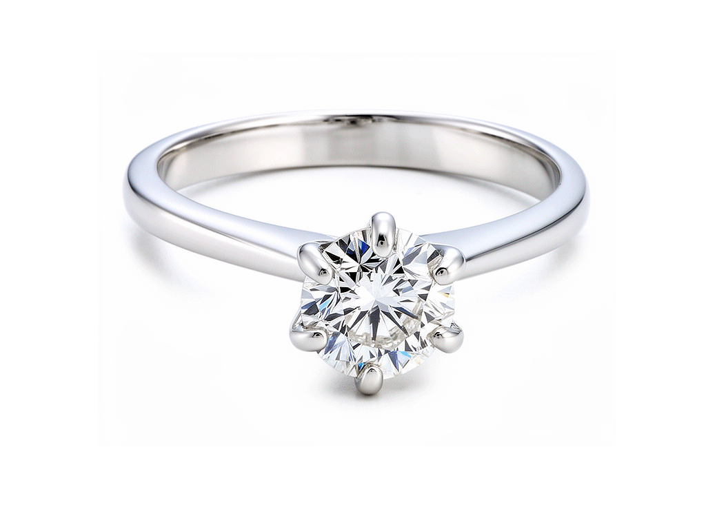 0.80ct Diamond Solitaire Ring – Platinum (IGI Certified)