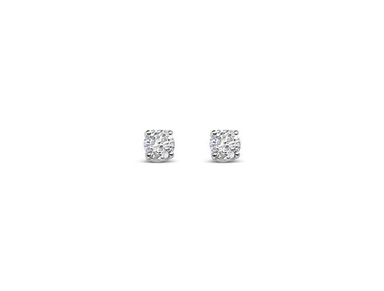 (Ref 1780) 0.50ct Diamond Stud Earring (14ct White Gold)