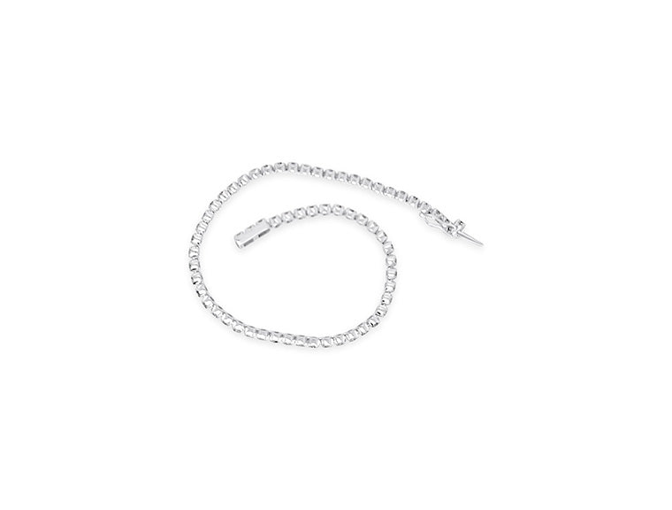 (Ref 1848) 2.09cts Diamond Tennis Bracelet (18ct White Gold)