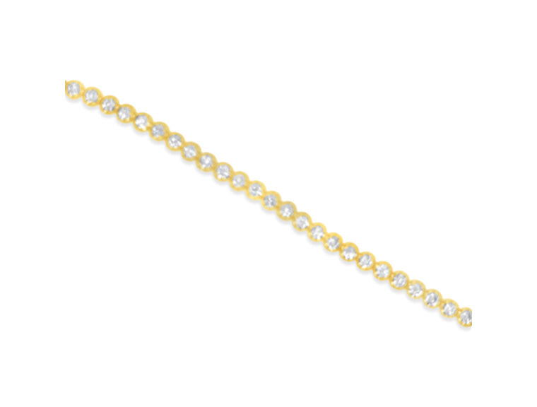 (Ref 1850) 2.01ct Diamond Tennis Bracelet (18ct Yellow Gold)