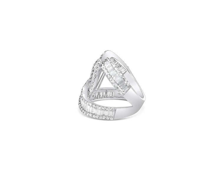 (Ref 1857) 2.59ct Baguette Diamond Ring (18ct White Gold)