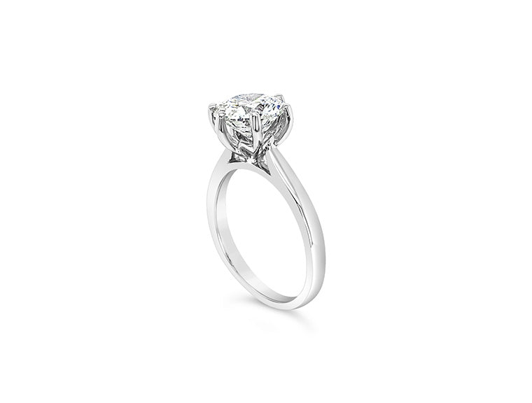 (Ref 1875) 3.61cts Lab Solitaire Diamond (Platinum) IGI Certificate
