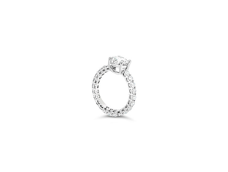 (REF 1896) 2.67cts Solitaire Diamond Ring (18ct White Gold)