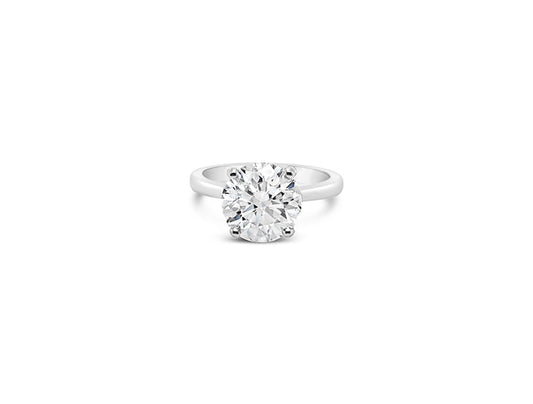 (Ref 1922) 3.50cts Lab Diamond Solitaire Ring (Platinum)
