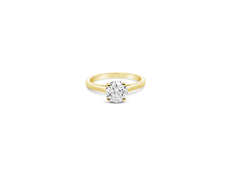 (Ref 1924) 1.50ct Lab Diamond Solitaire Ring (18ct Yellow Gold)