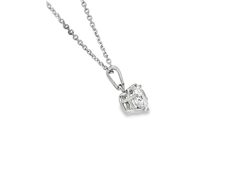 (REF 1927) 1.51ct Diamond Necklace Pendant (Platinum)
