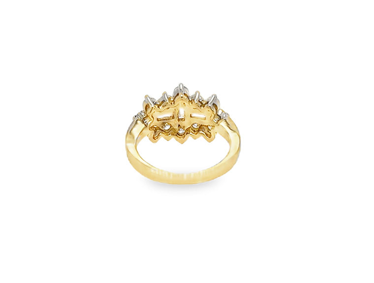 0.82ct Diamond Dress Ring - 18ct Yellow Gold