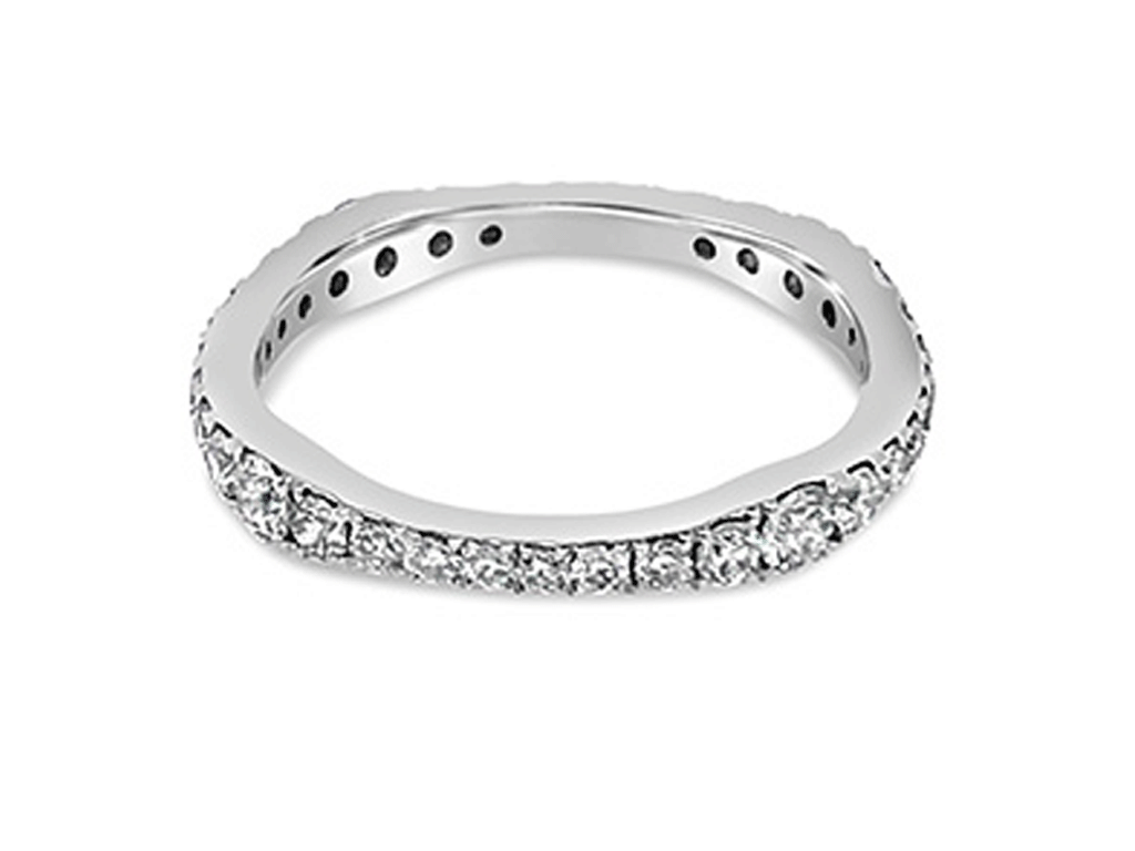 0.84ct Diamond Eternity Ring – 18ct White Gold