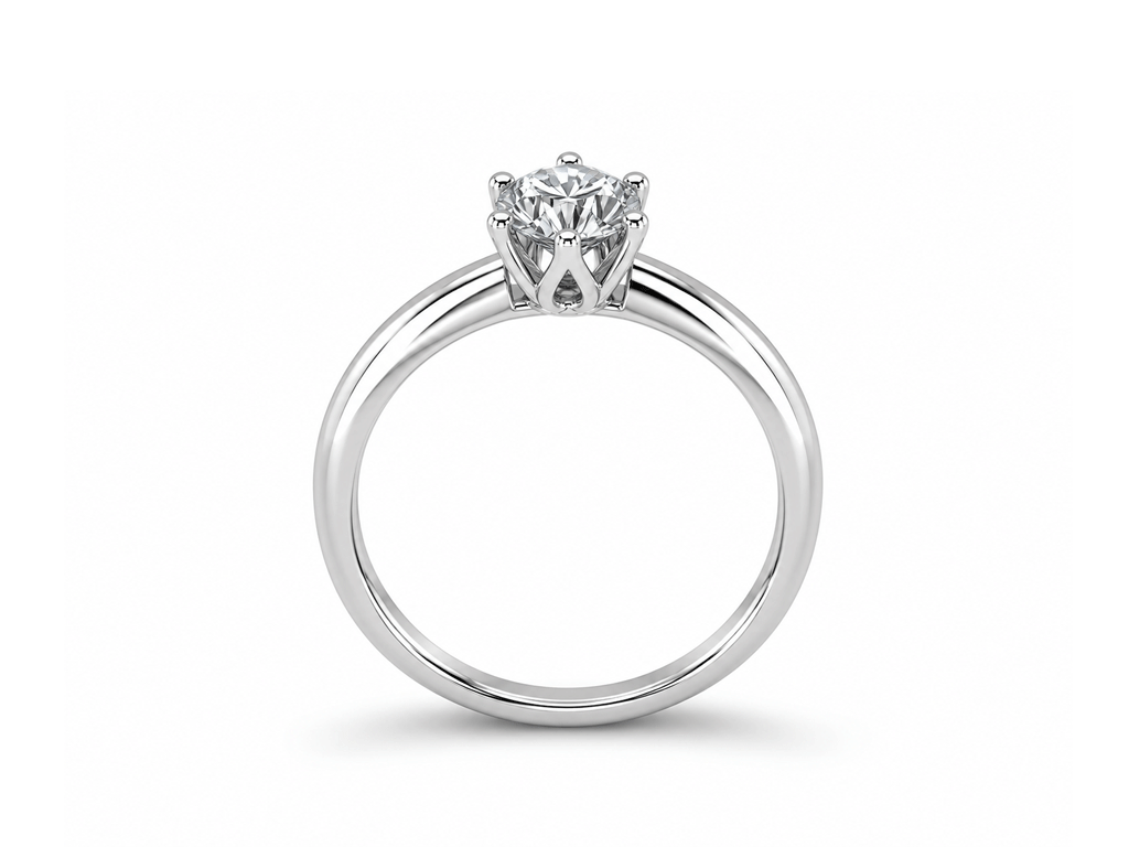 0.43ct Tiffany & Co Diamond Solitaire Ring – 18ct White Gold