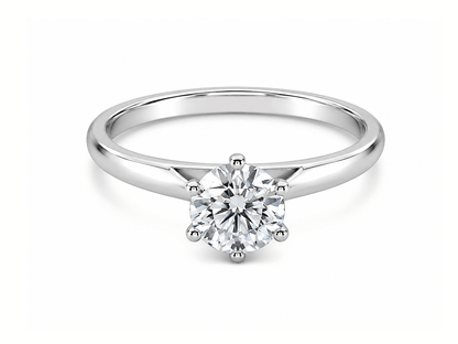 0.43ct Tiffany & Co Diamond Solitaire Ring – 18ct White Gold
