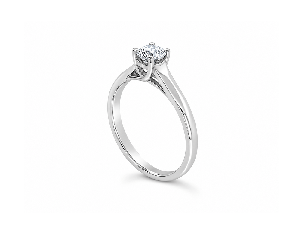0.44ct Diamond Solitaire Ring – Platinum