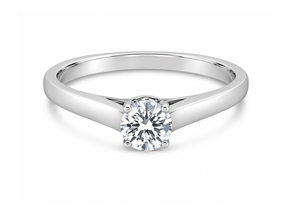 0.44ct Diamond Solitaire Ring – Platinum