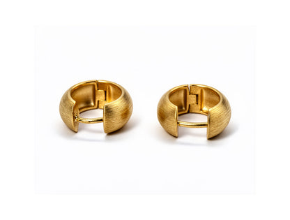 0.20ct Diamond Hoop Earrings – 14ct Yellow Gold