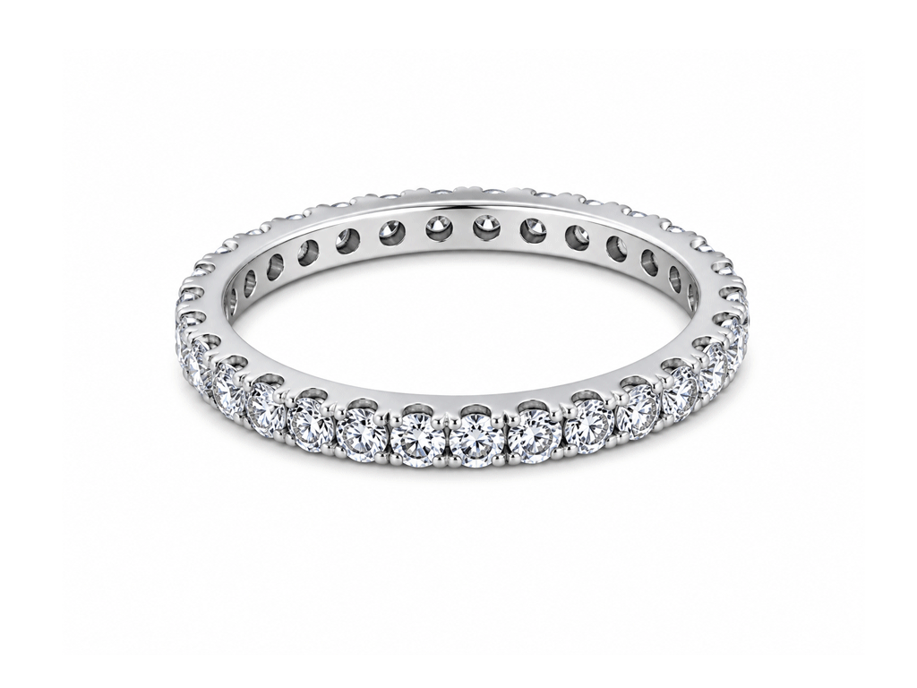 0.83ct Diamond Eternity Ring – 18ct White Gold