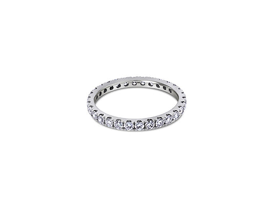 (REF 1249) 0.83c Diamond Eternity Ring (18CT WHITE GOLD)