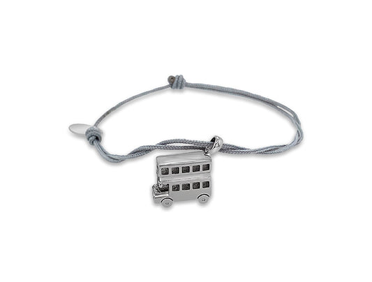 (REF 1285) BUCHERER LONDON BUS CANVAS BRACELET (18ct WHITE GOLD)