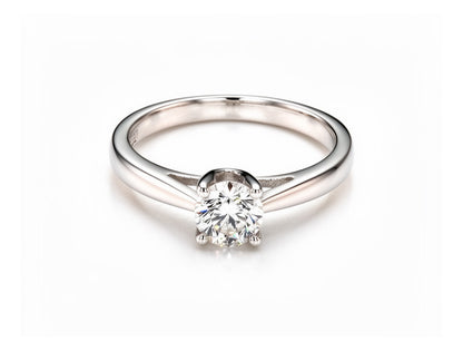 0.48ct Diamond Solitaire Ring – 18ct White Gold