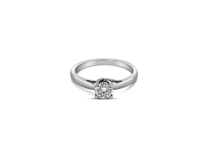 (REF 1426) 0.48ct Diamond Solitaire Ring (18ct White Gold)