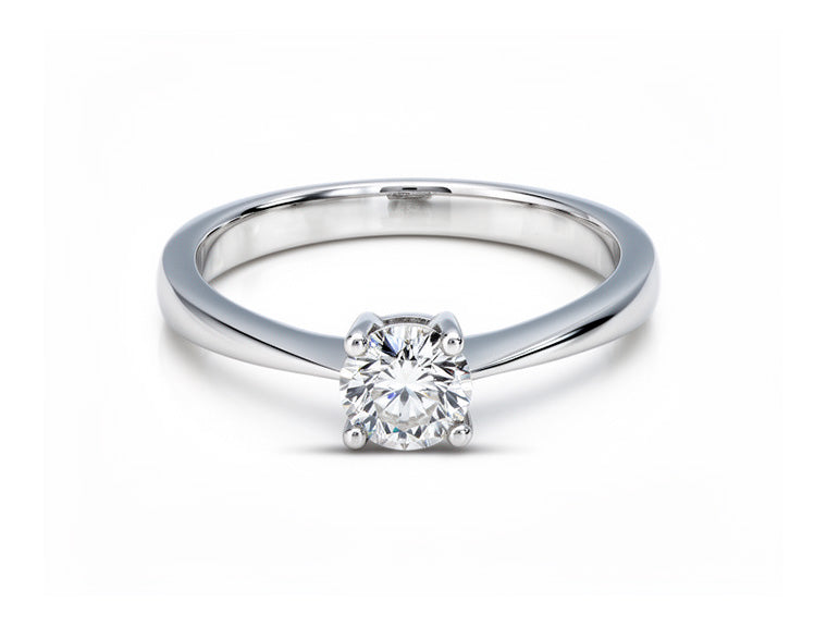 0.47ct Diamond Solitaire Ring – 18ct White Gold