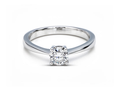 0.47ct Diamond Solitaire Ring – 18ct White Gold