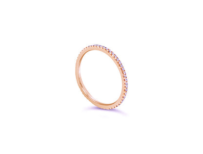 (REF 1431) 0.26ct Diamond Eternity Ring (18ct Rose Gold)