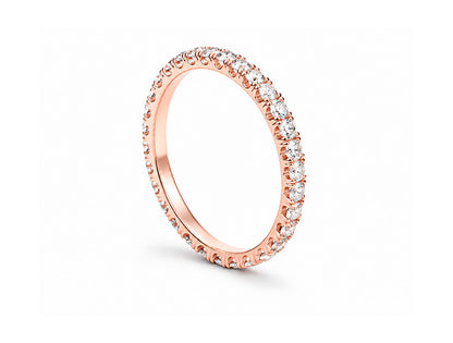 0.26ct Diamond Full Eternity Ring – 18ct Rose Gold