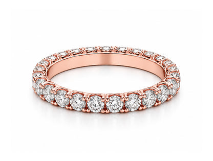 0.26ct Diamond Full Eternity Ring – 18ct Rose Gold