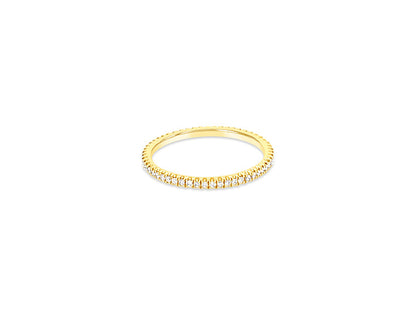 (REF 1432) 0.26ct Diamond Eternity Ring (18ct Yellow Gold)