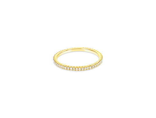 (REF 1432) 0.26ct Diamond Eternity Ring (18ct Yellow Gold)