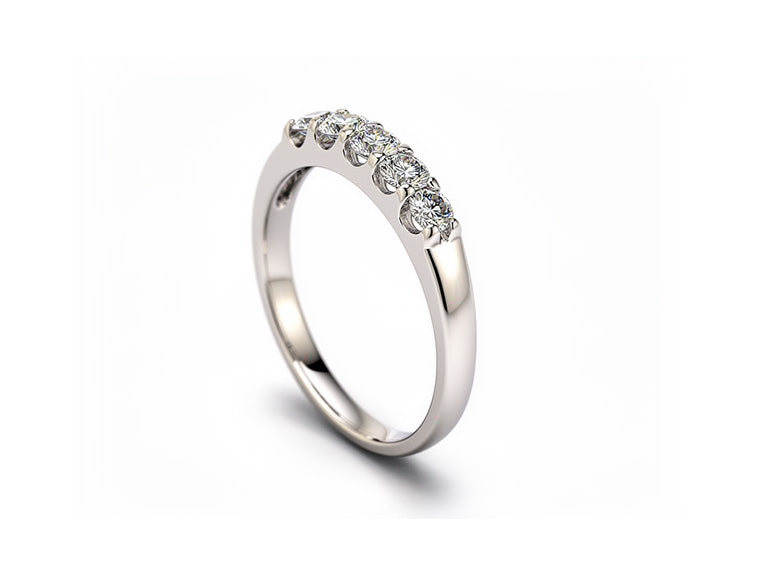 0.46ct Diamond Eternity Ring – 18ct White Gold