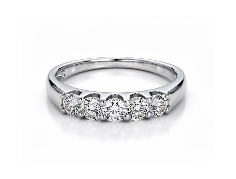 0.46ct Diamond Eternity Ring – 18ct White Gold