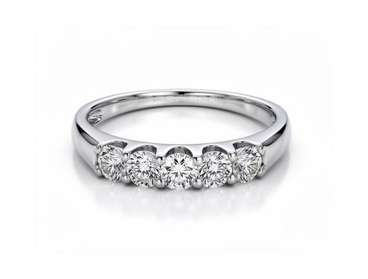 0.46ct Diamond Eternity Ring – 18ct White Gold