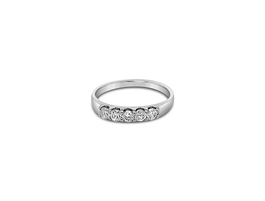 (REF 1440) 0.46ct Diamond Eternity Ring (18ct White Gold)
