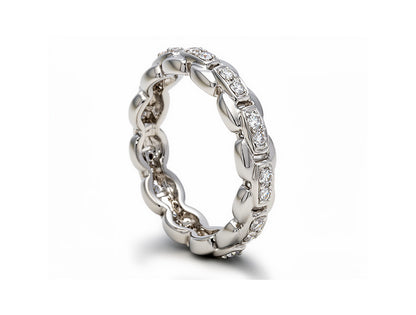 0.52ct Diamond Eternity Ring – 18ct White Gold