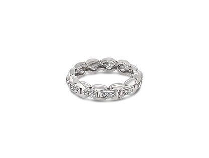 (REF 1447) 0.52ct Diamond Eternity Ring (18ct White Gold)